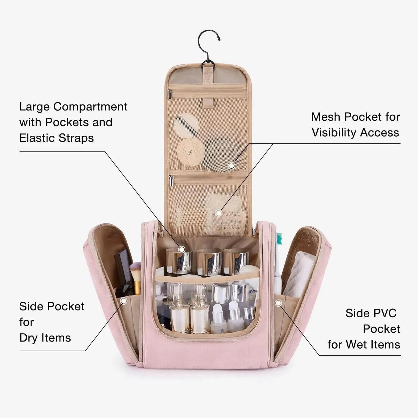 Travel Hanging Toiletry Bag