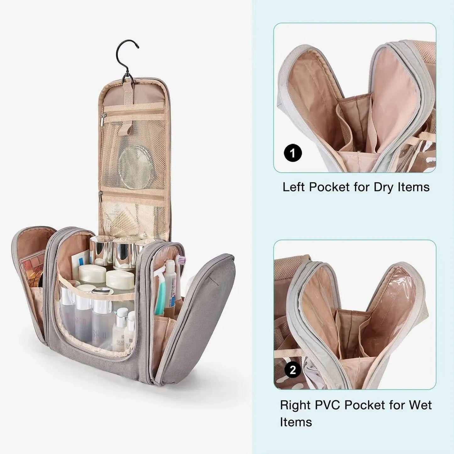 Travel Hanging Toiletry Bag