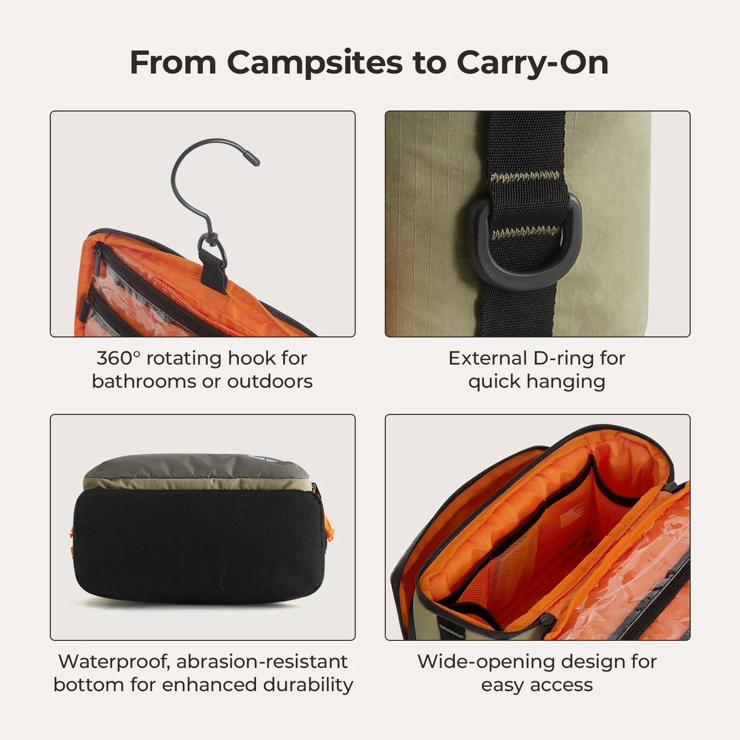 4.5L Hanging Toiletry Bag