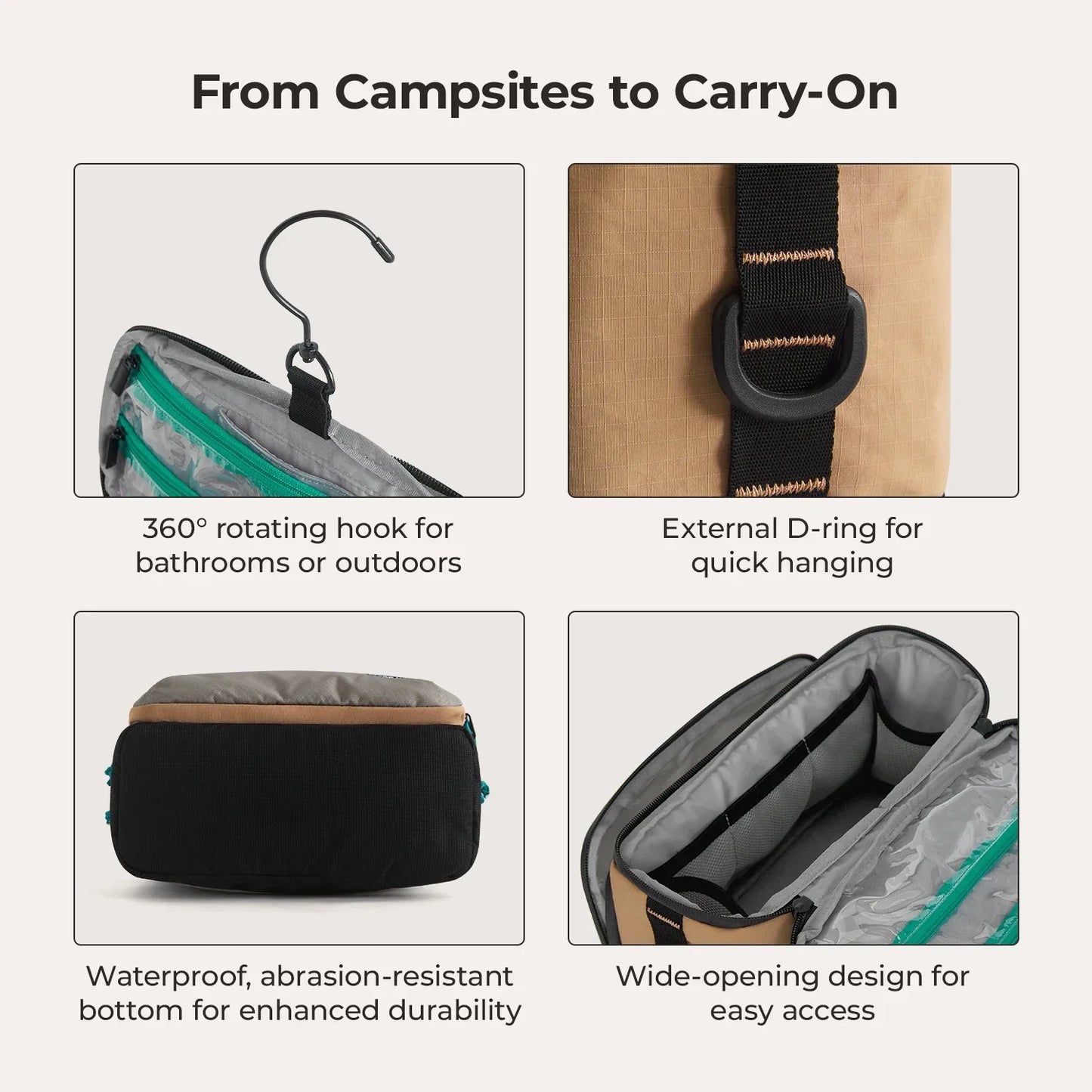 4.5L Hanging Toiletry Bag