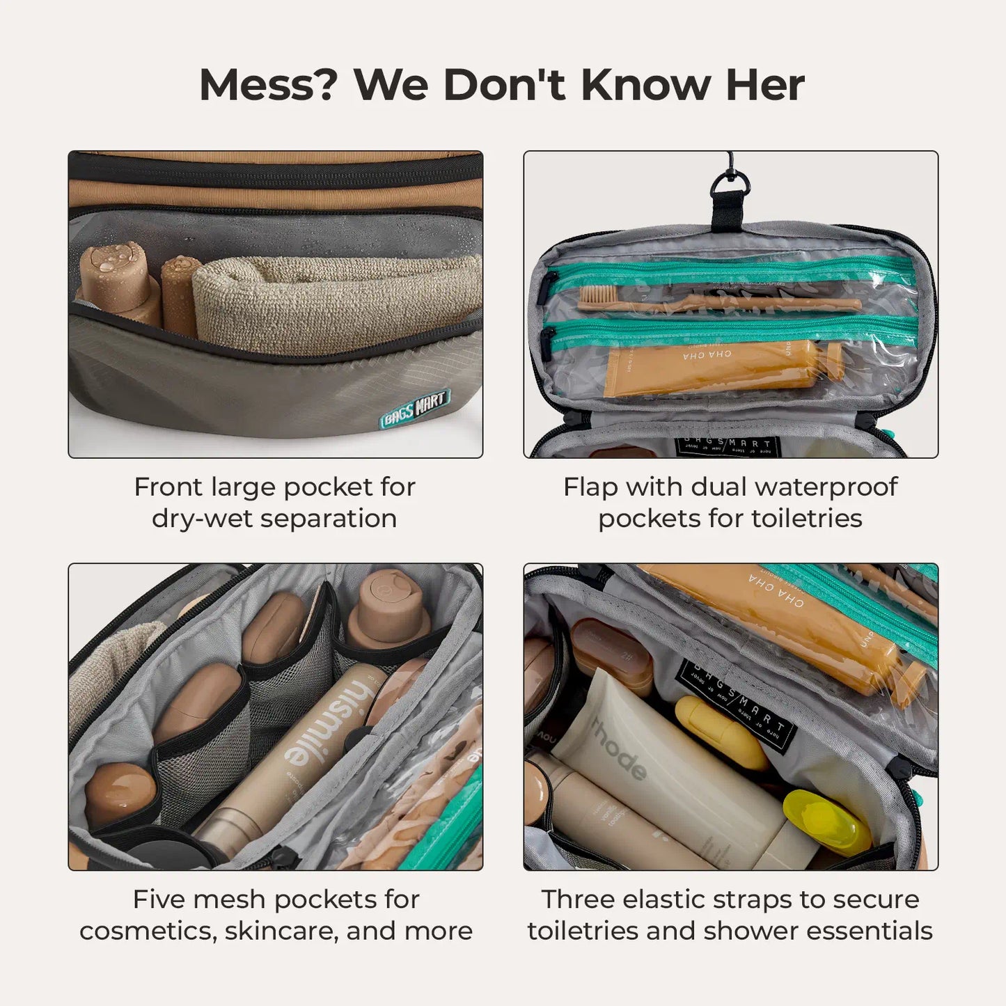 4.5L Hanging Toiletry Bag