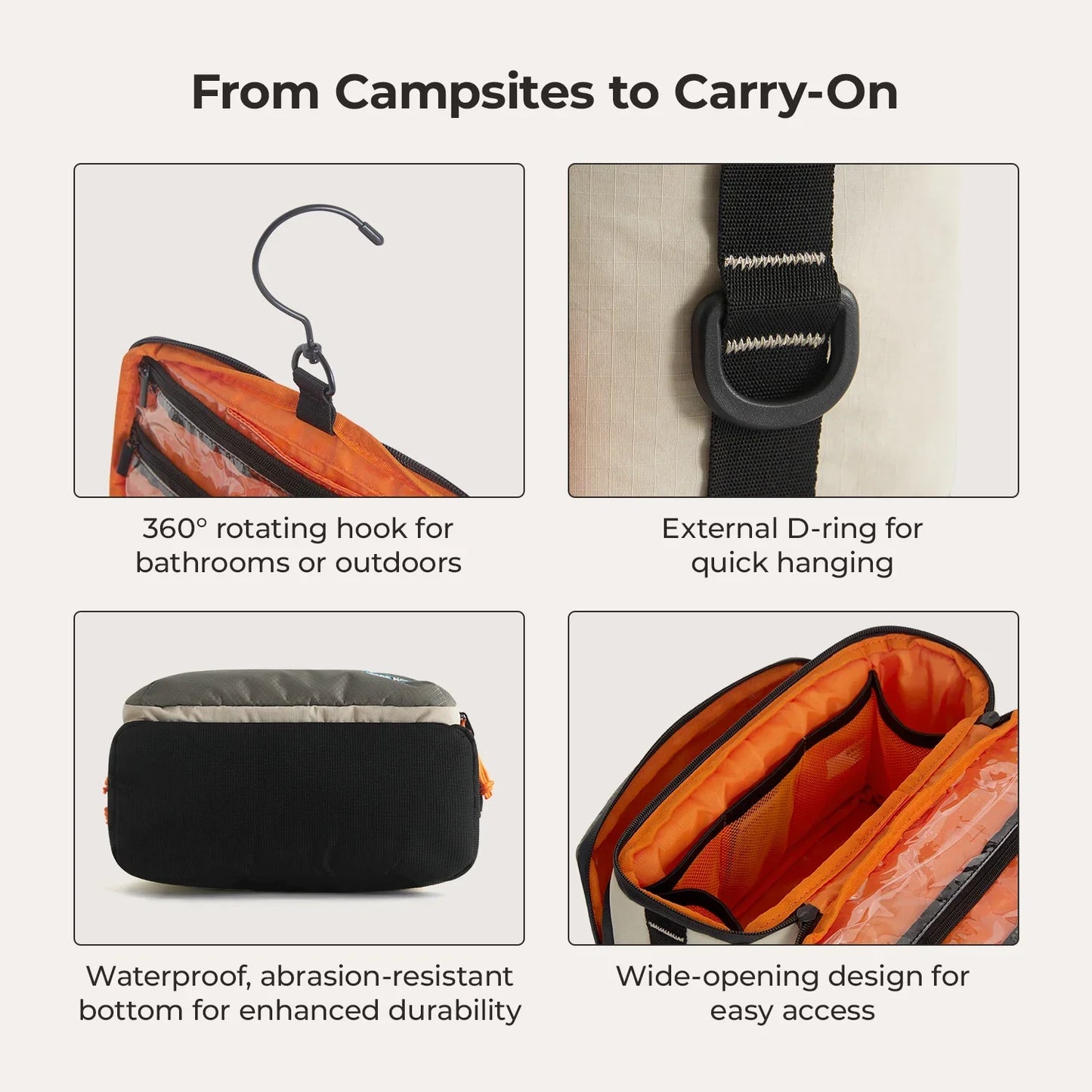 4.5L Hanging Toiletry Bag