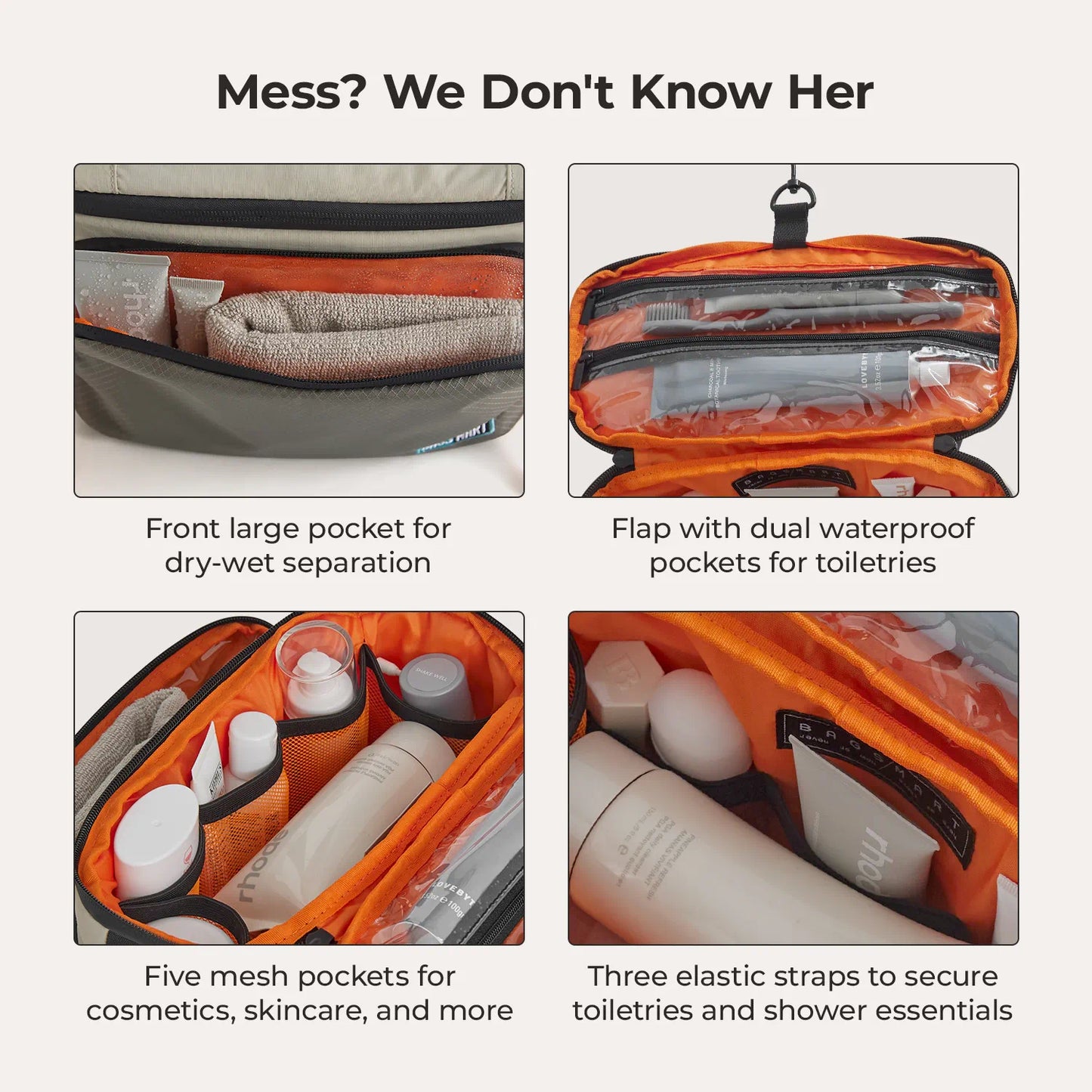 4.5L Hanging Toiletry Bag