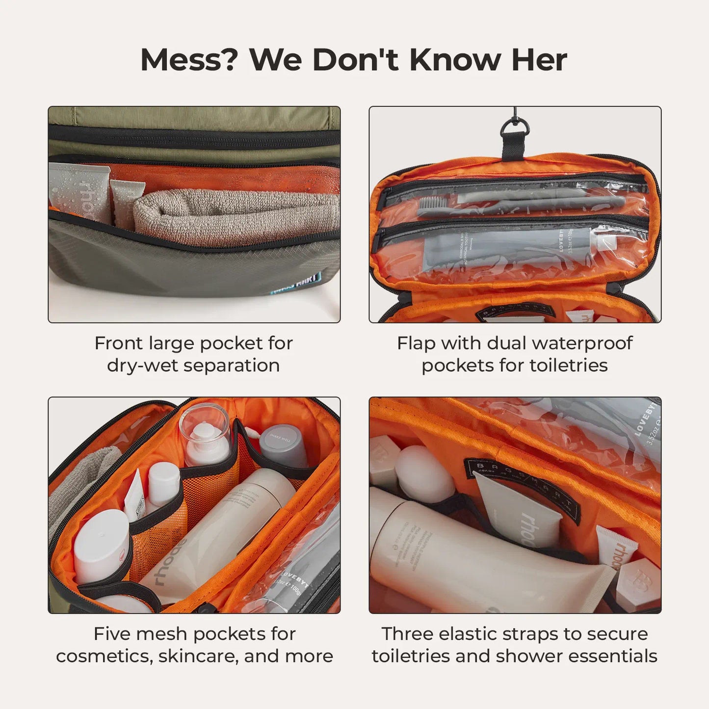4.5L Hanging Toiletry Bag
