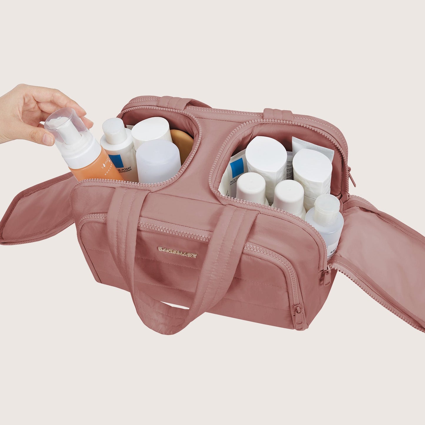 Crush the toiletry bag