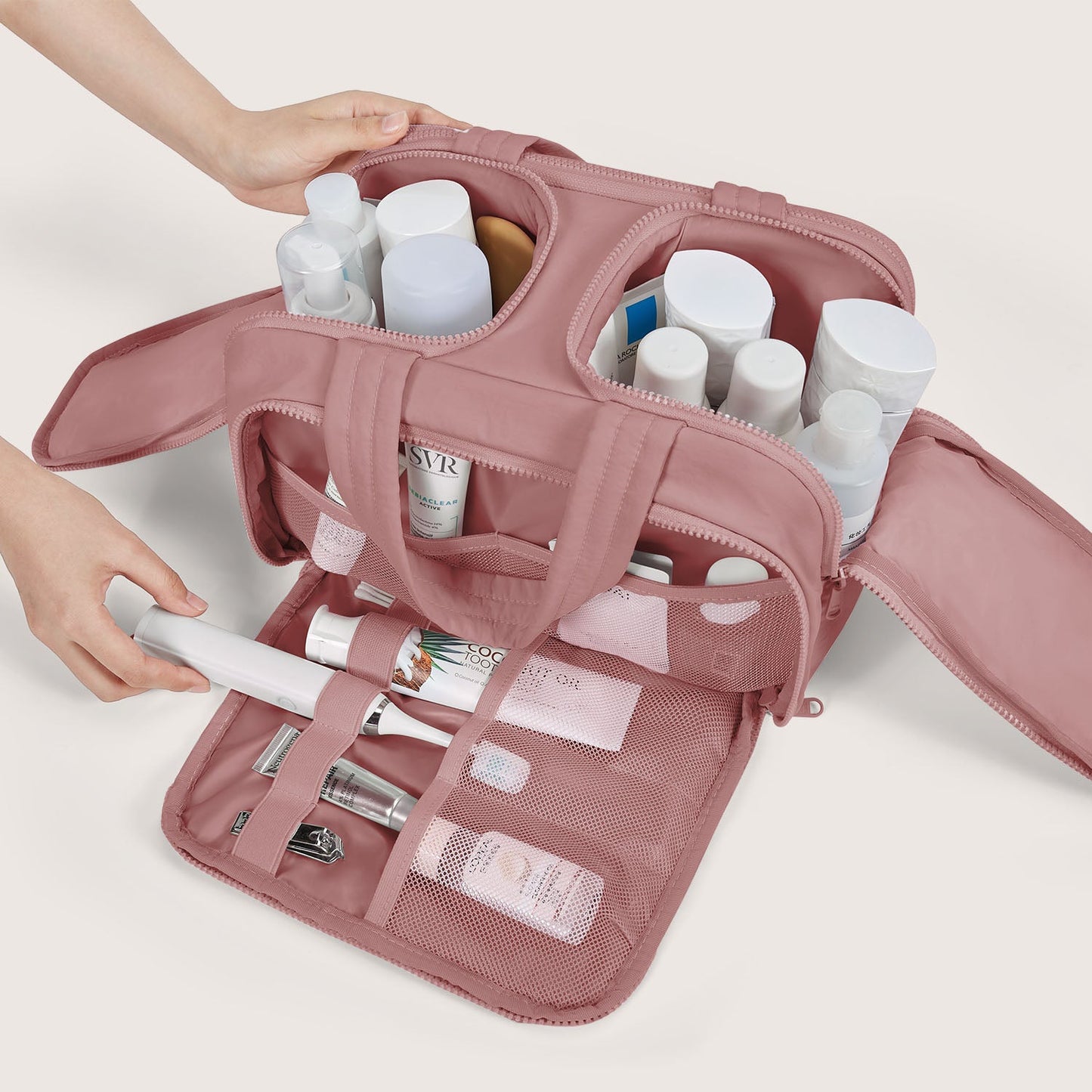 Crush the toiletry bag