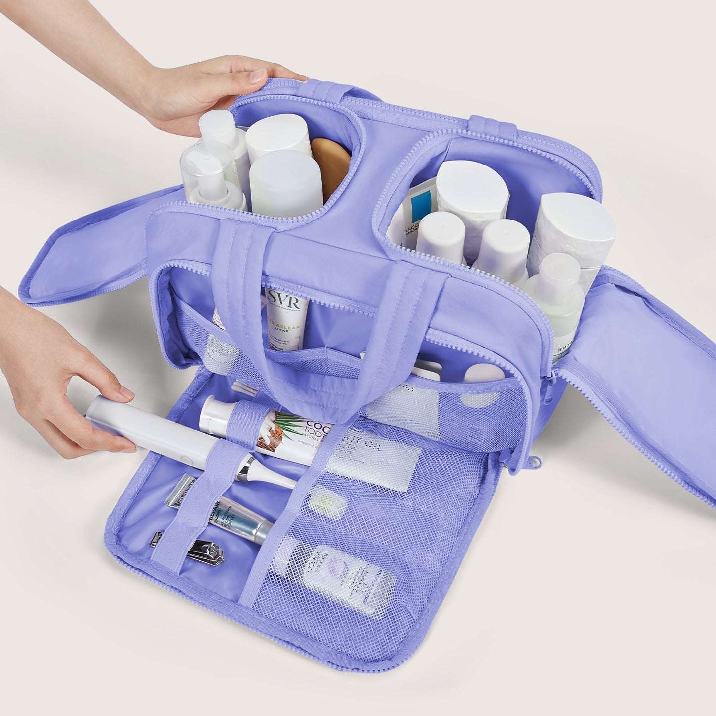 Crush the toiletry bag
