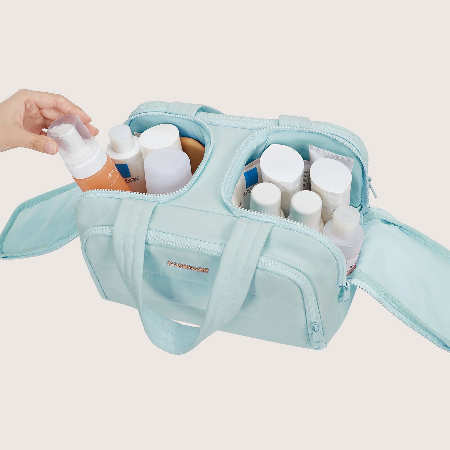 Crush the toiletry bag