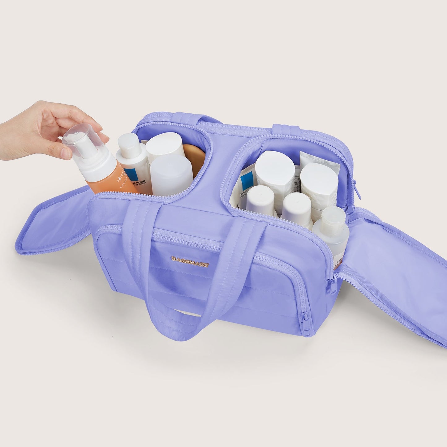 Crush the toiletry bag