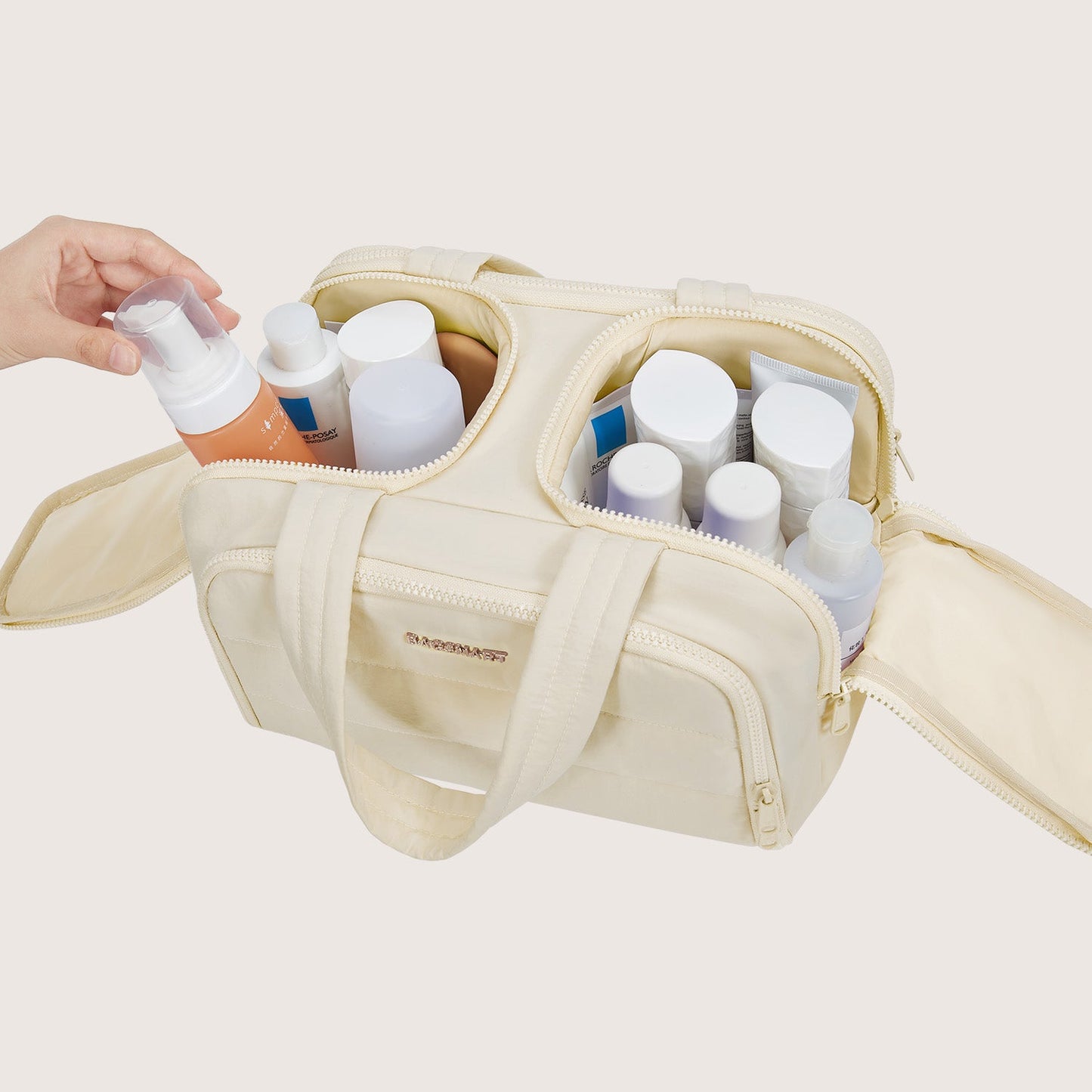 Crush the toiletry bag