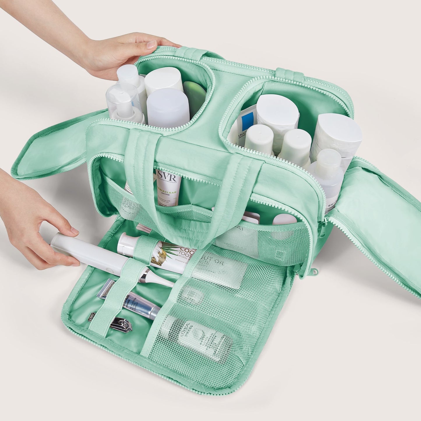 Crush the toiletry bag