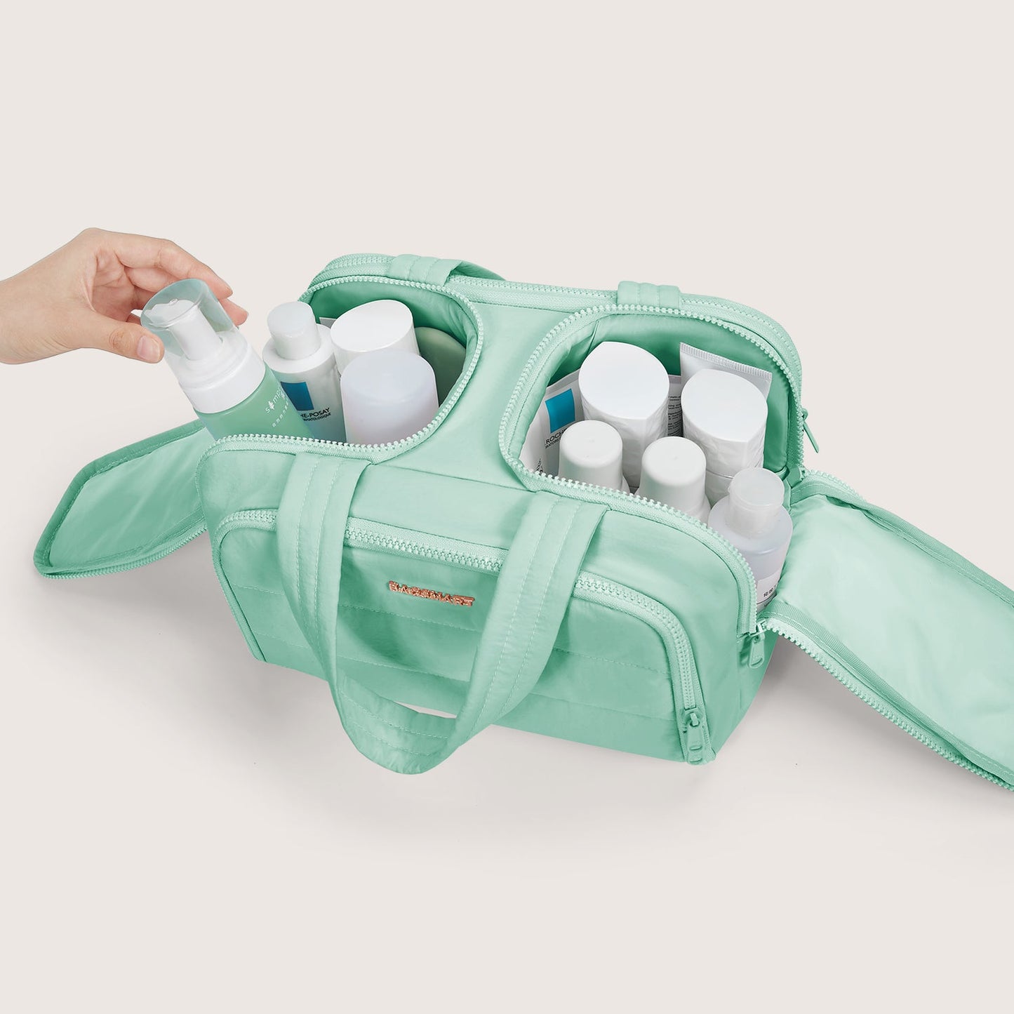 Crush the toiletry bag