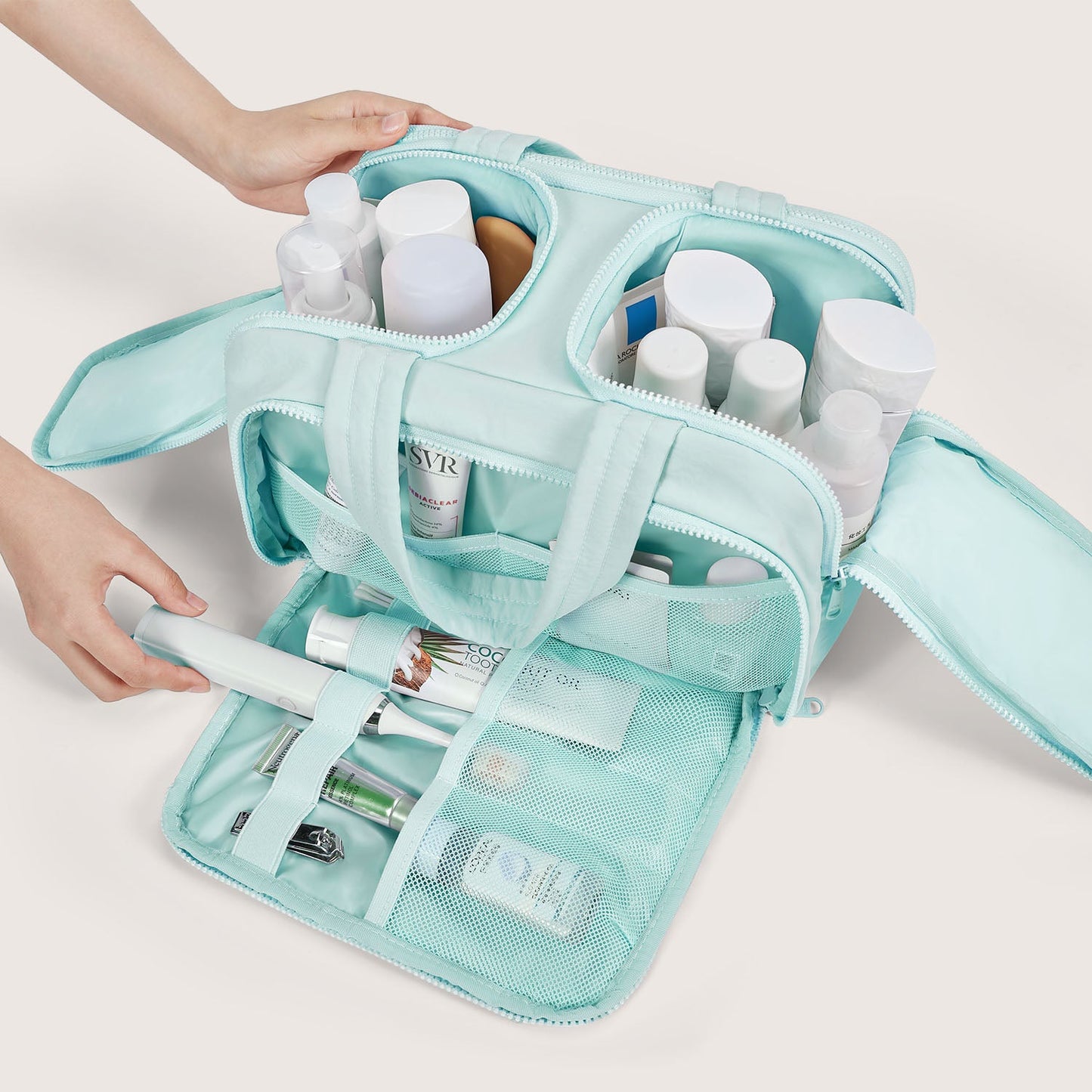 Crush the toiletry bag