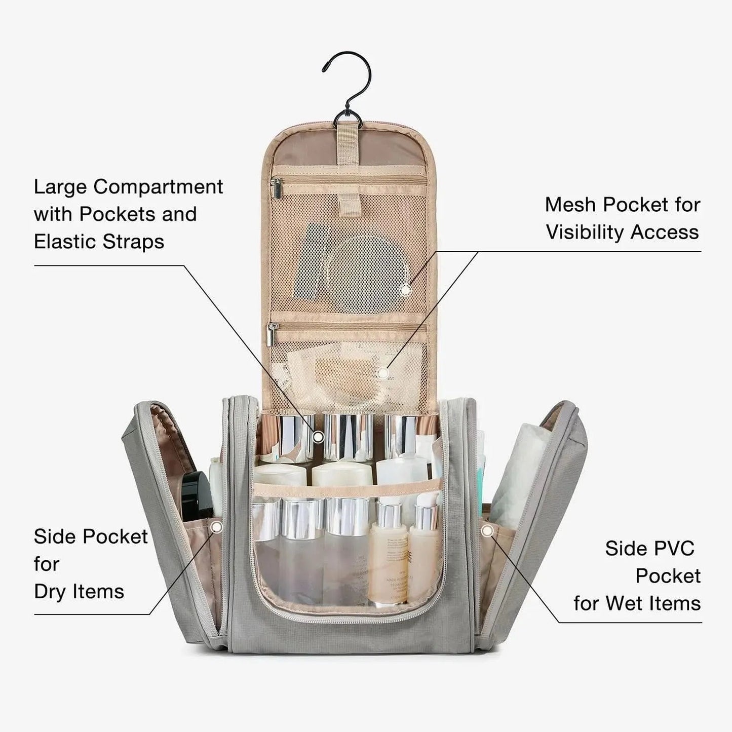 Travel Hanging Toiletry Bag