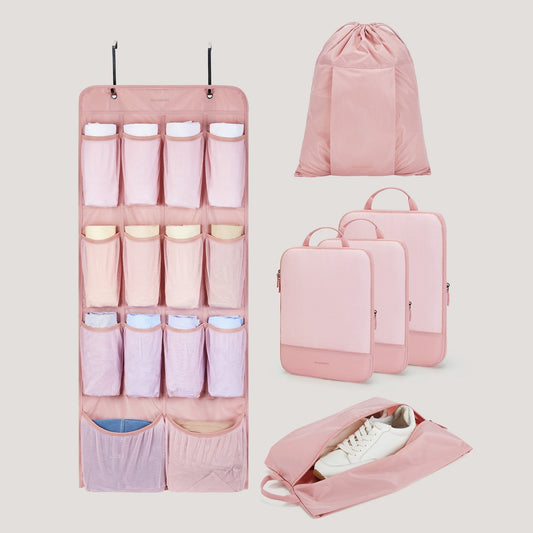 6PCS Compression Travel Packing Cubes